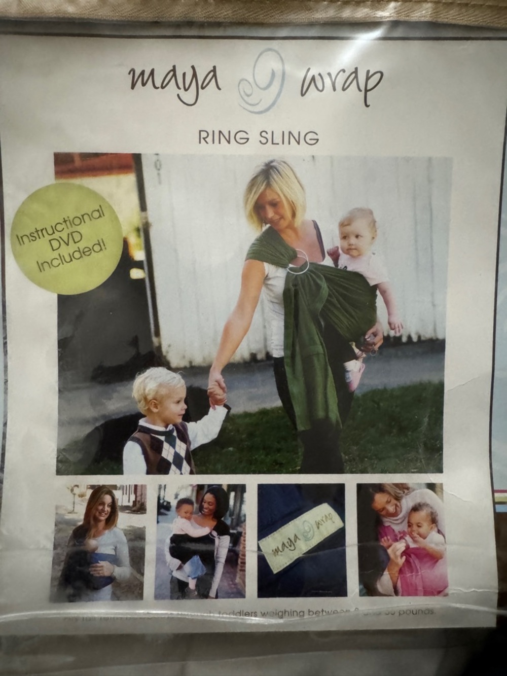 Maya Wrap Ring Sling - Graphite Blue